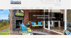 Desktop Screenshot of hunterhomesbuildinggroup.com